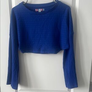 Urban Outfitters Cropped Long Sleeve Top